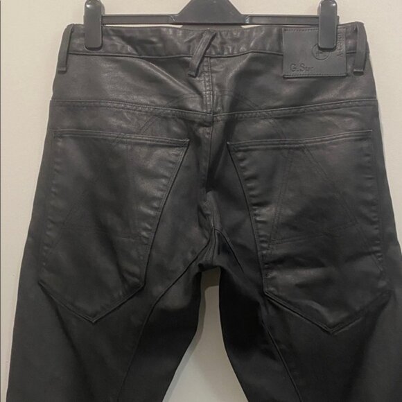 G-Star A Crotch 3D Straight Tapered Jeans Wax Black Size 33 - Picture 8 of 12